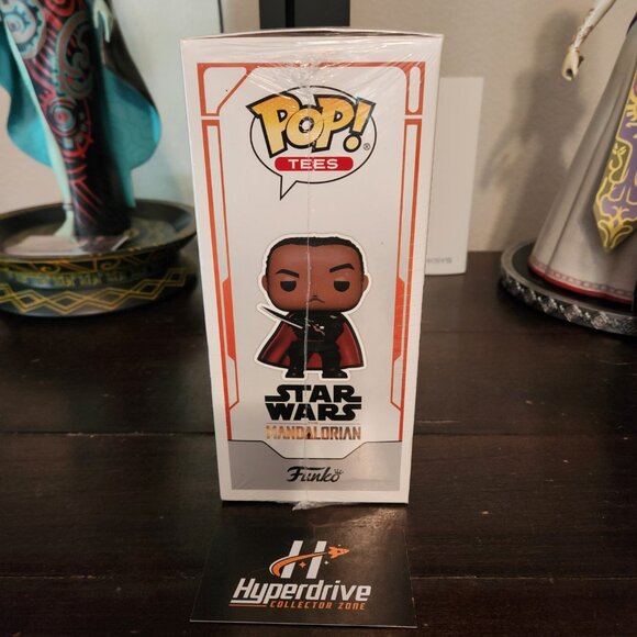 Star Wars The Mandalorian Moff Gideon Funko PoP & Tee Bundle, Size Large - Picture 4 of 4